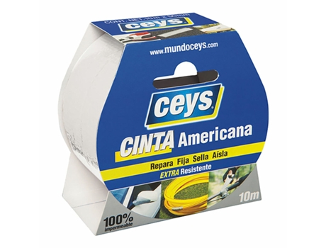 Cinta americana Ceys Blanco (10 m x 50 mm)