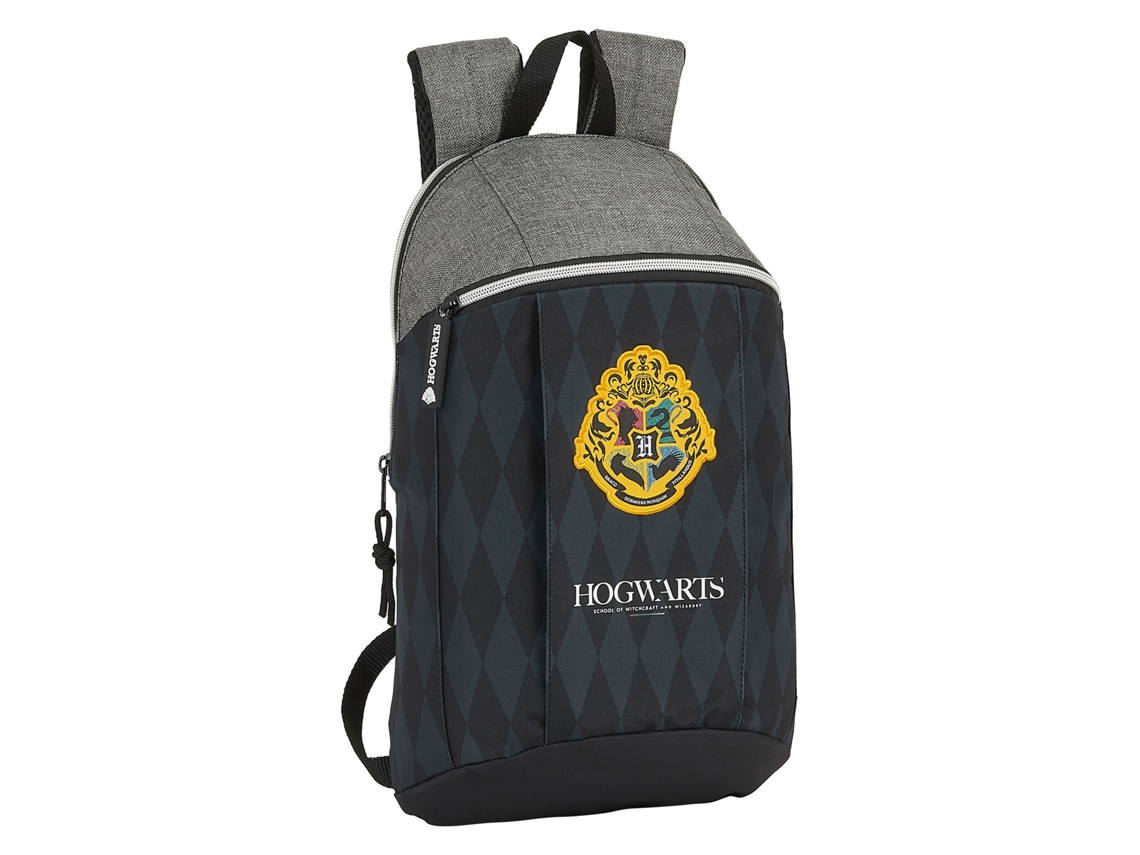 Hogwarts Casual Harry Potter Black Backpack Grey