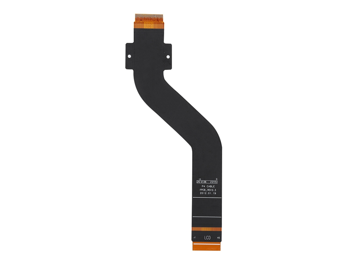Cable flexible de puerto de carga USB para Samsung Tab 10.1 P7500 dorado claro