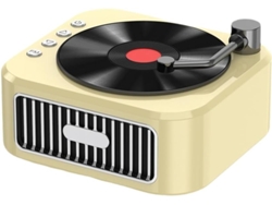 Altavoz Bluetooth 5.3 Retro Con Diseño De Fonógrafo Del Siglo Xviii Y Sonido Estéreo De 360°.