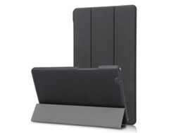 Funda de piel sintética para Huawei Mediapad M3 8.4, color negro y dorado claro