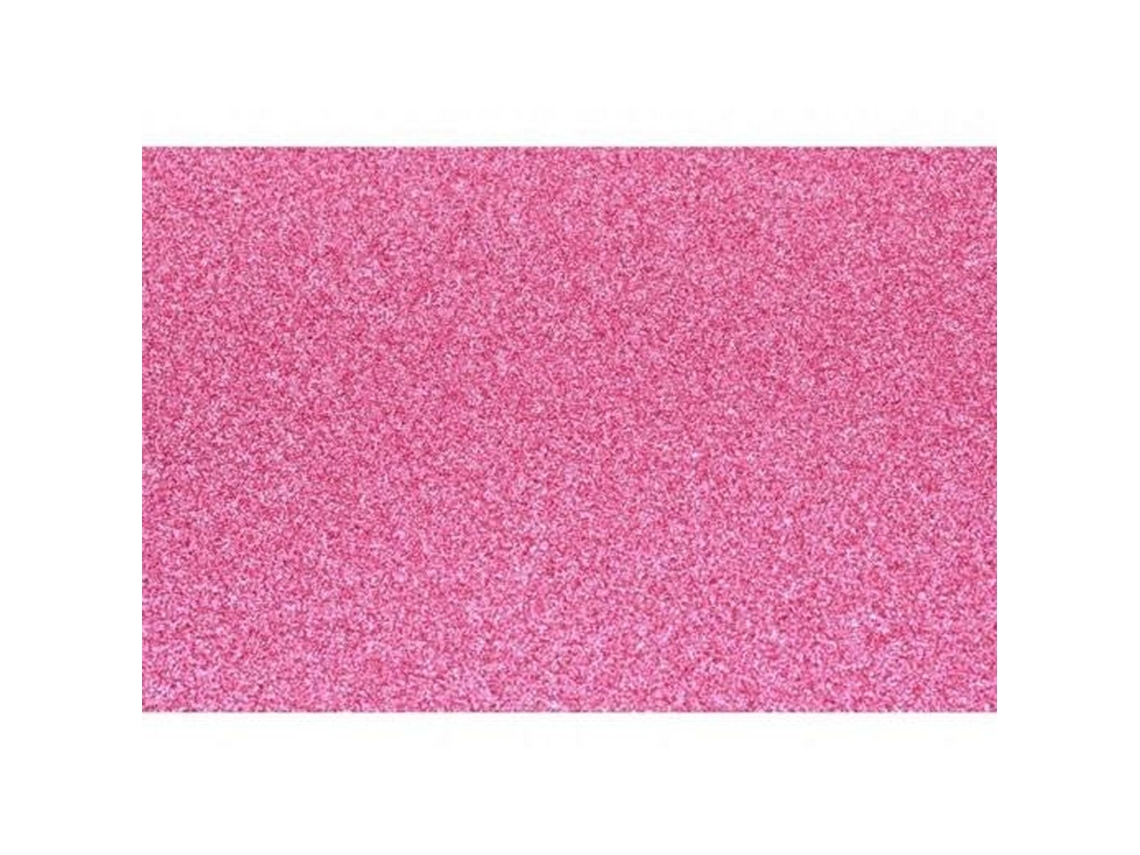 Goma Eva Fama Purpurina Rosa 50x70 cm