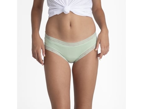 Braguitas Menstruales PLATANOMELÓN Kiwitas Doble Blonda Menta (Talla: S)
