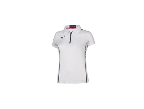 Polo de Mujer para Fitness MIZUNO Hex Blanco (XS)