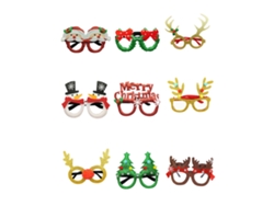 Vasos festivos para la alegría navideña, recuerdos de fiesta de Navidad con acabado brillante y diseño en varios estilos, incluidos gorros de Papá Noel.