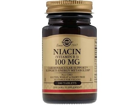 Té SOLGAR Niacina (100 tabletes)