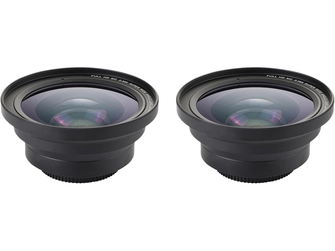 Lentes Macro Profesionales 2x De 37 Mm + 72 Mm Y Gran Angular 0.39x Full Hd Para Videocámara 4k