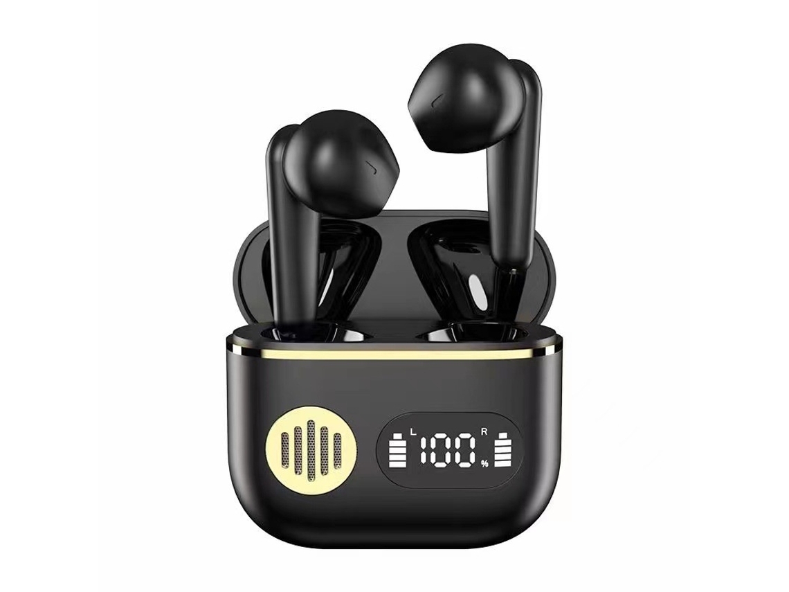 YEMAESRE Auriculares Bluetooth con Cancelación de Ruido Negros