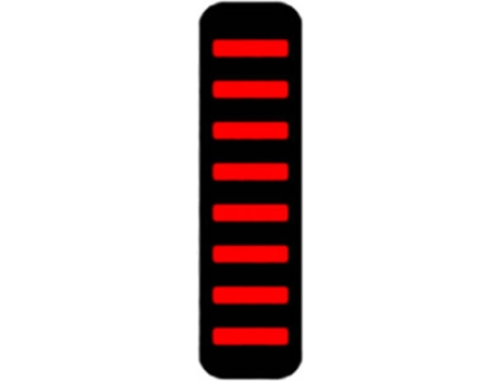 Adhesivos para El Guardabarros Delantero RRP Proguard (Rojo - TU)