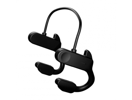 Auriculares F3 Conducción ósea Compatible con Bluetvido Inalámbrico para deportes al aire libre Negocios Manos libres Oreja colgante Negro