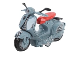 Ats-modelo De Moto Mujer De Aleación Coleccionable Juguete Vehículo Ornamental Para Niños Niñas Azul
