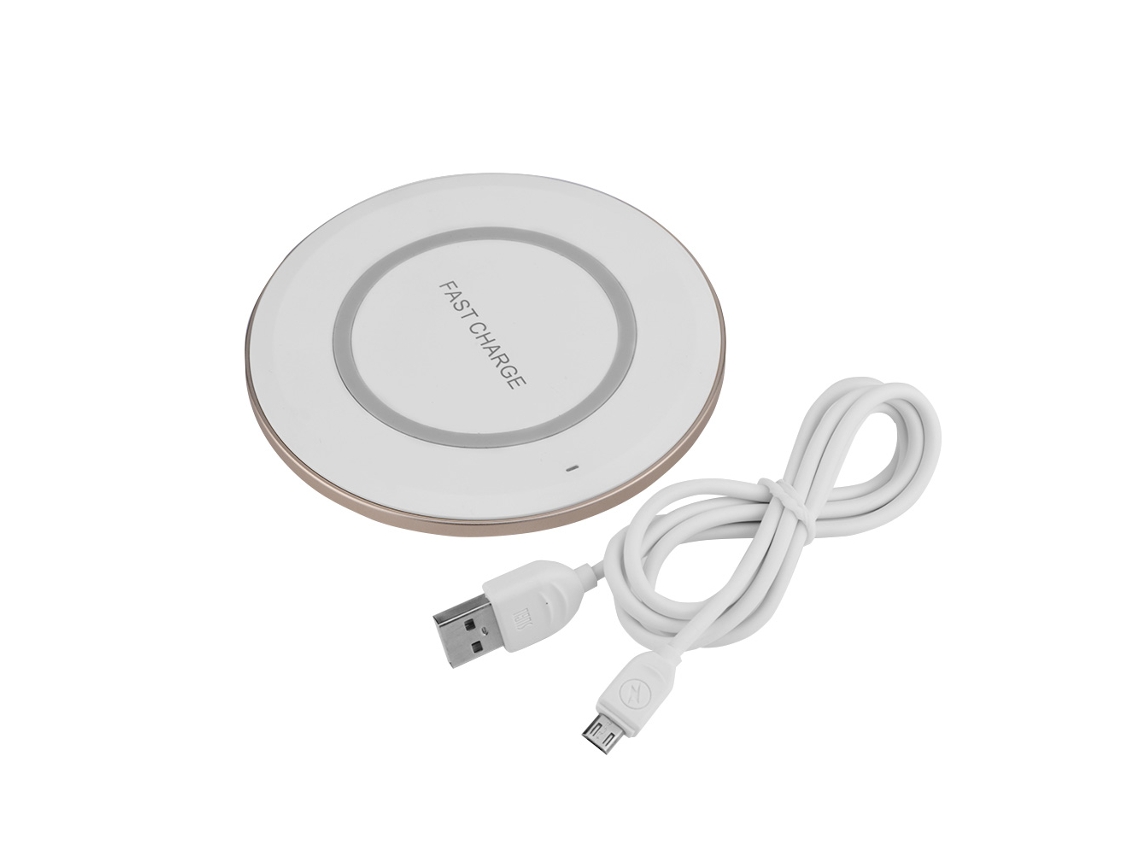Cargador Inalámbrico (carga Rápida 10w, Borde De Metal Ultra Delgado)