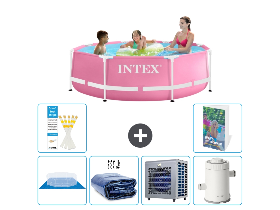 Intex Piscina Com Estrutura Redonda - 244x76 Cm - 7-peças S104