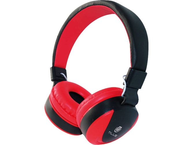 Auriculares con Cable TALIUS HPH-5005 (On Ear - Micrófono - Rojo)