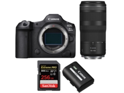 Canon EOS R5 Mark II + RF 100 400mm F/5.6 8 IS Usm + 1 Sandisk 256GB UHS II 300MB/s + 1 Canon LP e6p + Libro electrónico “20 consejos para fotos impresionantes”