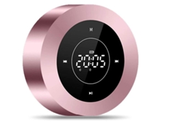Altavoz Bluetooth 33ft 8 10h de reproducción Micrófono incorporado Controlador dual Oro rosa Yizhood