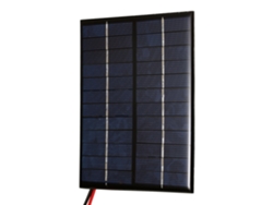 Panel Solar De Silicio Policristalino Impermeable De 2 W Y 12 V Con Fijaciones Para Jardín, Camping, Lámpara, Ventilador, Bomba.