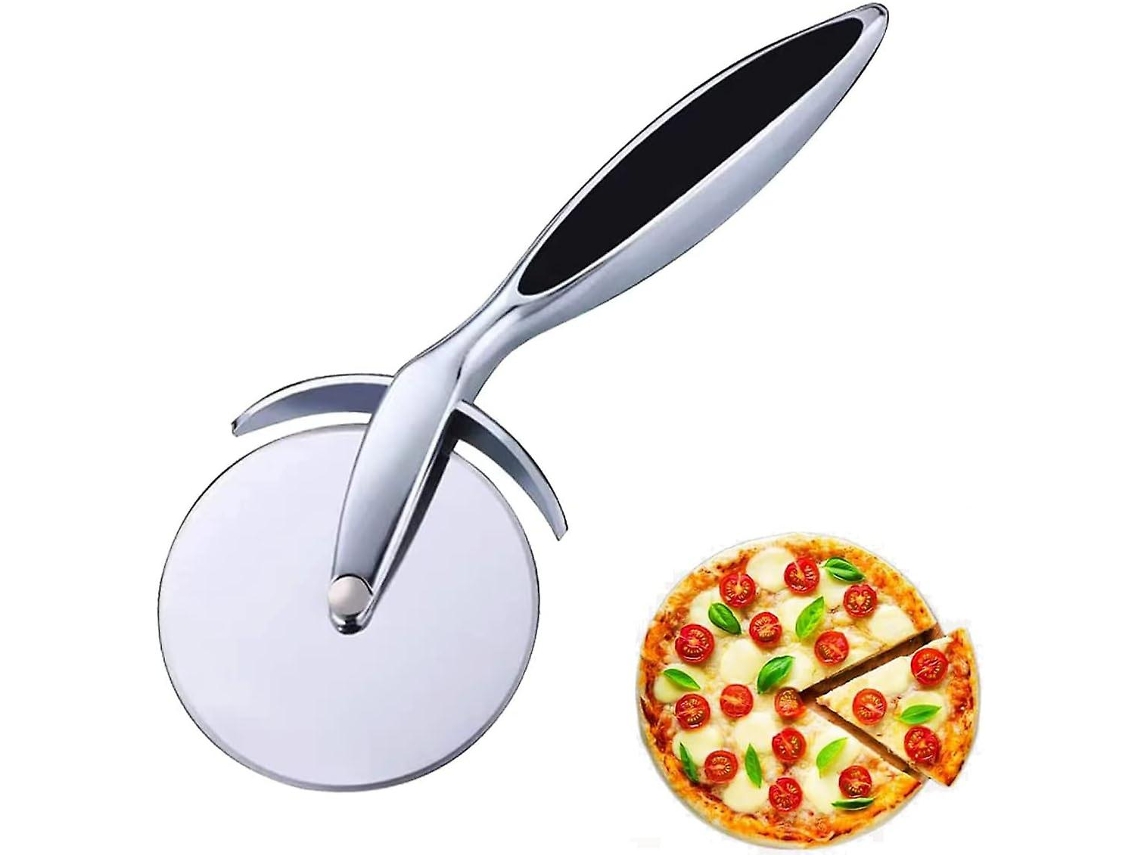 Cortador De Pizza De Acero Inoxidable Profesional Con Mango Antideslizante Para Pizzas, Panqueques Y Tartas Utensilio De Cocina