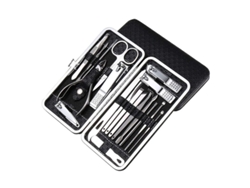 Kit De Manicura Y Pedicura 19 En 1 Con Cortauñas De Acero Inoxidable Y Tijeras Para Cejas.
