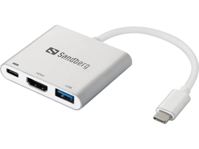 Adaptador SANDBERG USB-C Mini Dock HDMI+USB