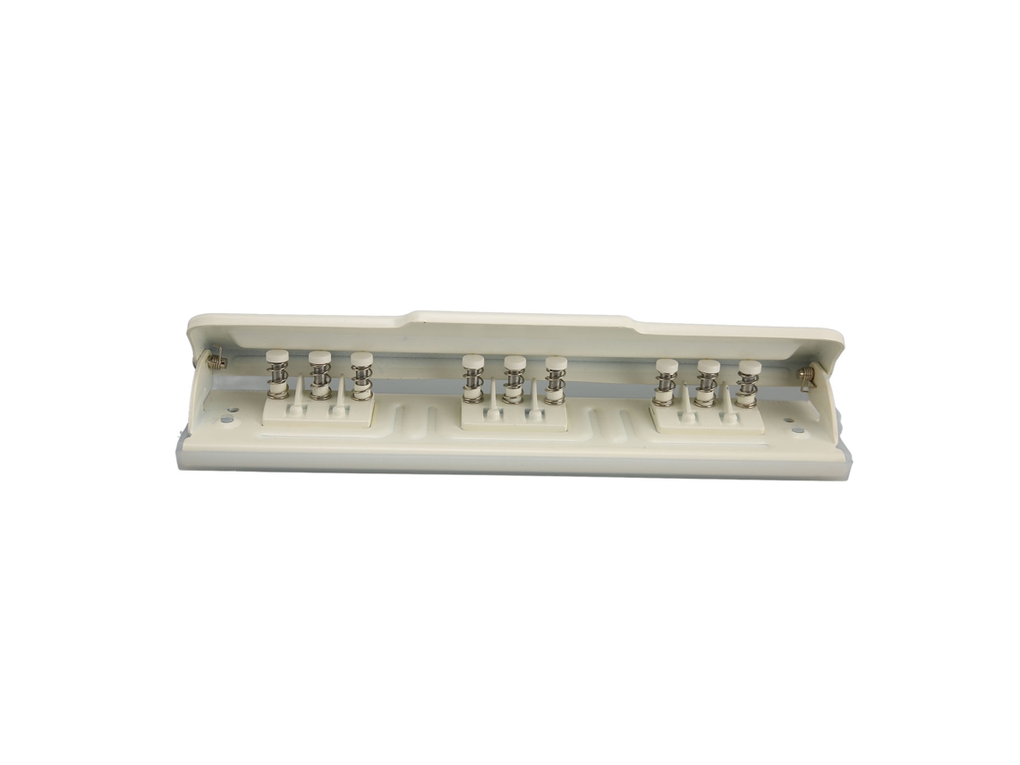 Perforadora Manual Blanca 9 Agujeros Para Papel A4 A5 B5 B6 A6, Capacidad 8 Hojas, Diy