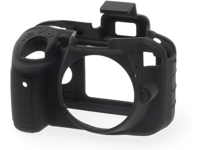 Funda silicona EASYCOVER Nikon D3300/3400 Negro