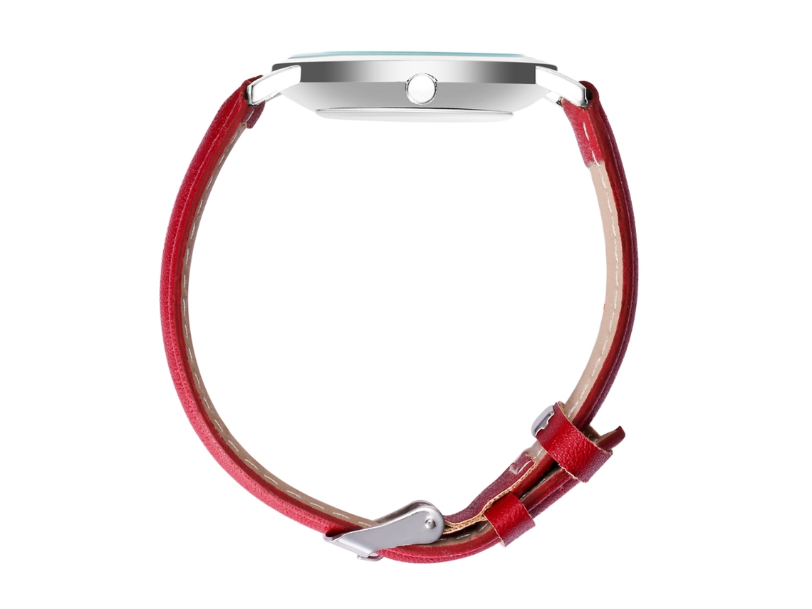 Reloj De Pulsera De Moda Para Mujer K029-y Rojo Con Movimiento De Cuarzo