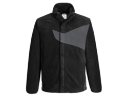 Forro Polar Pw2 - Comodidad Y Estilo Negro Rojo / Xl