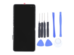 Pantalla Tft Para Samsung Galaxy S10 Plus Con Marco Plateado, Conjunto De Pantalla Táctil Digitalizadora De Repuesto.