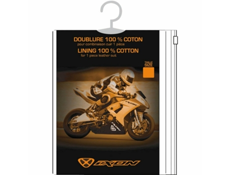 Monos de Moto para Hombre IXON Interior Race Lining Blanco (Talla:L)