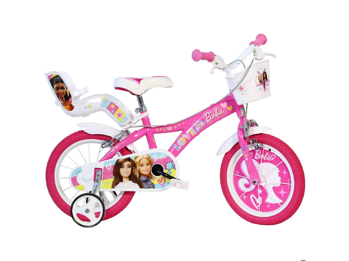 Bicicleta Infantil 16" 5-7 Años Barbie DINO BIKES