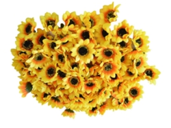 HYMNORA Girasolas artificiales para decoración