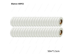 (blanco 40 Unidades)50 Metros En Rollo No Tejido De Doble Cara Interlineado Fusible Bolsa De Planchado De Ropa Cinta Lateral Pantalones Cortos