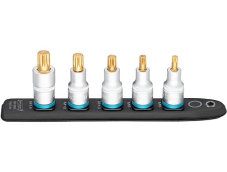 Hazet 990-Sr/5 Smartrail Conector de Cable de Plástico Flexible: Cuadrado Hueco 1/2 Pulgadas 12 5 Mm Perfil Con Estriado Interior Xzn M6 M8 M10 M12...