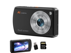 Cámara Inteligente Szsmart Dc310 Ai Pantalla Táctil 3.6" Wifi Filtros De Belleza Y Fondo Para Creadores + Tarjeta De Memoria De 128 Gb