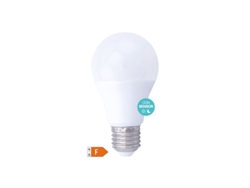 Bombilla LED estándar con sensor crepuscular, 9 W, E27, 3000 K, GSC