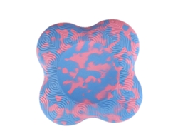 Vlrla-rodillera De Yoga Antideslizante Amortiguadora Espesada Portátil Camuflaje Rosa Azul