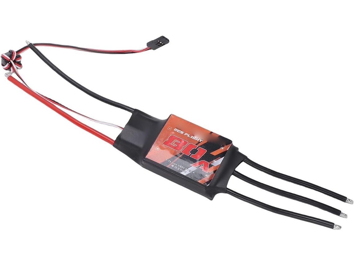 Controlador Electrónico De Velocidad (esc) Sin Escobillas De 80 A Para Aviones Rc - Controlador De Velocidad Eléctrico Compatible Con Multirrotores