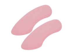 Protectores de talón antideslizantes, antidesgaste y antiampollas, color rosa, par