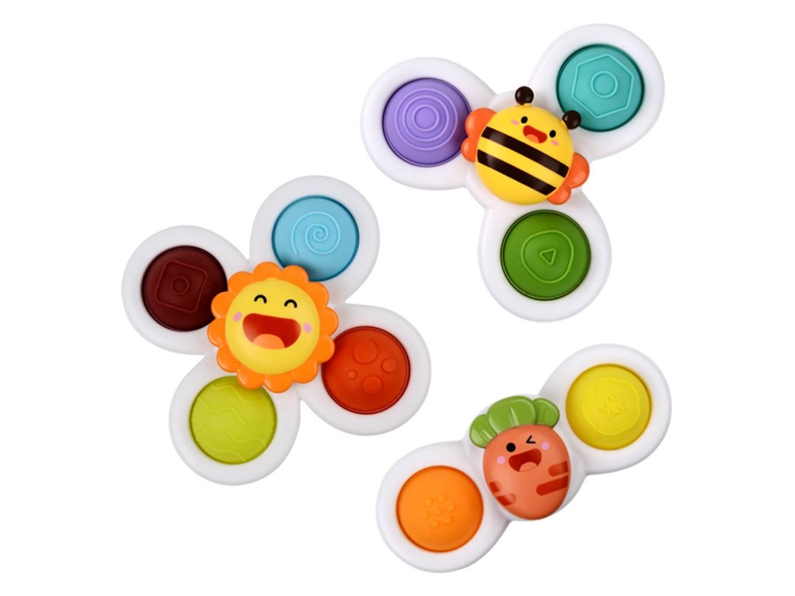 Juguete Giratorio Con Ventosa Para La Hora Del Baño Del Bebé, Juego De Mesa, Aprendizaje Temprano