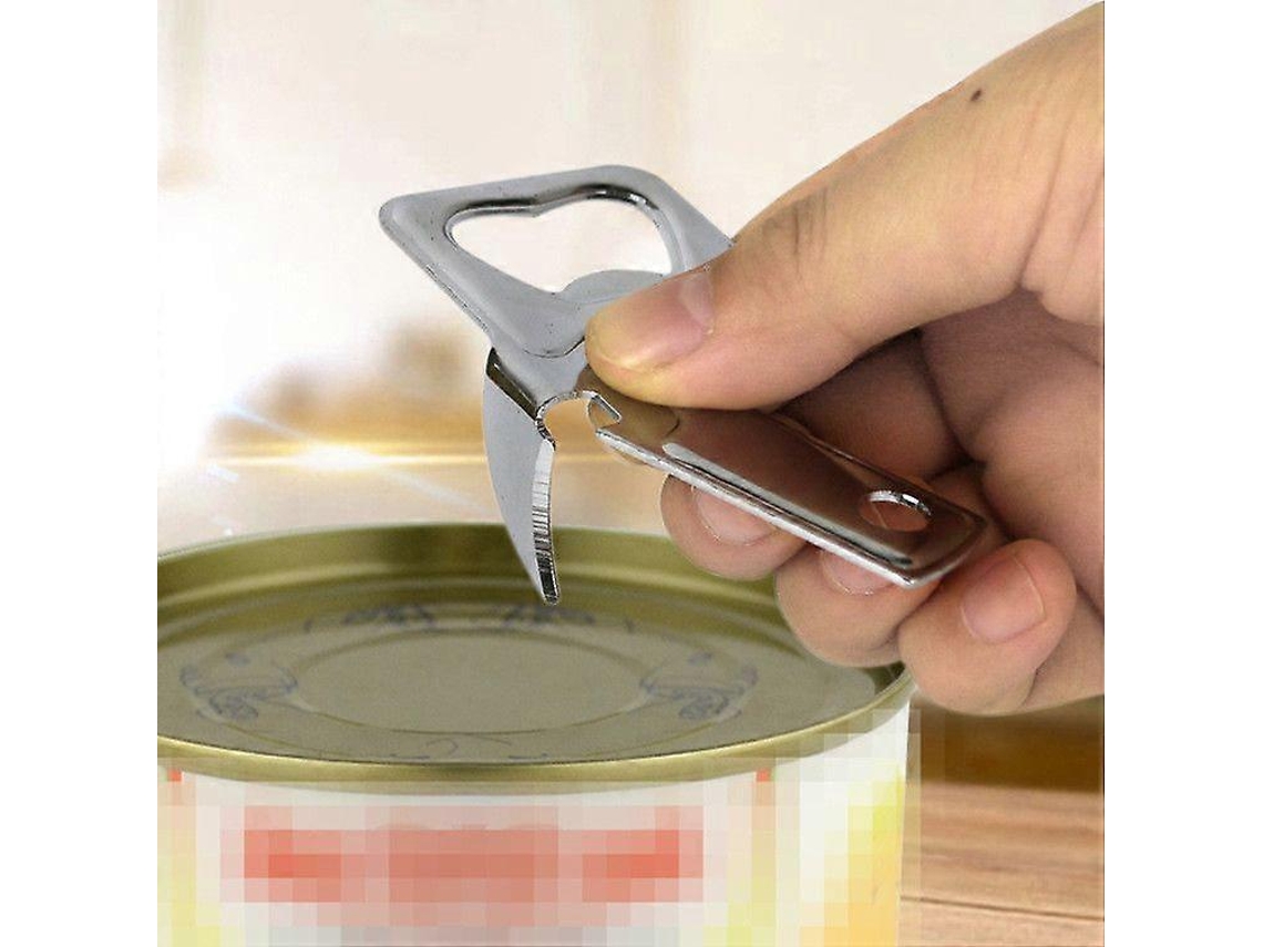 Abrelatas multifuncional con punta de hierro, cuchillo para latas y abrebotellas de cerveza Flye255459 Nostalgia88