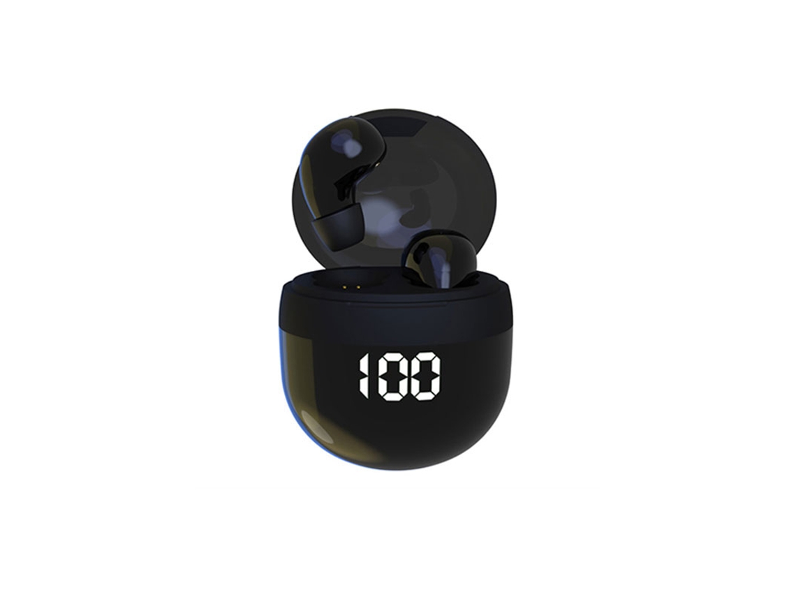Mini Auriculares Inalámbricos Invisibles Para Dormir (negros), Cancelación De Ruido, Micrófono Táctil Y Función De Memoria.
