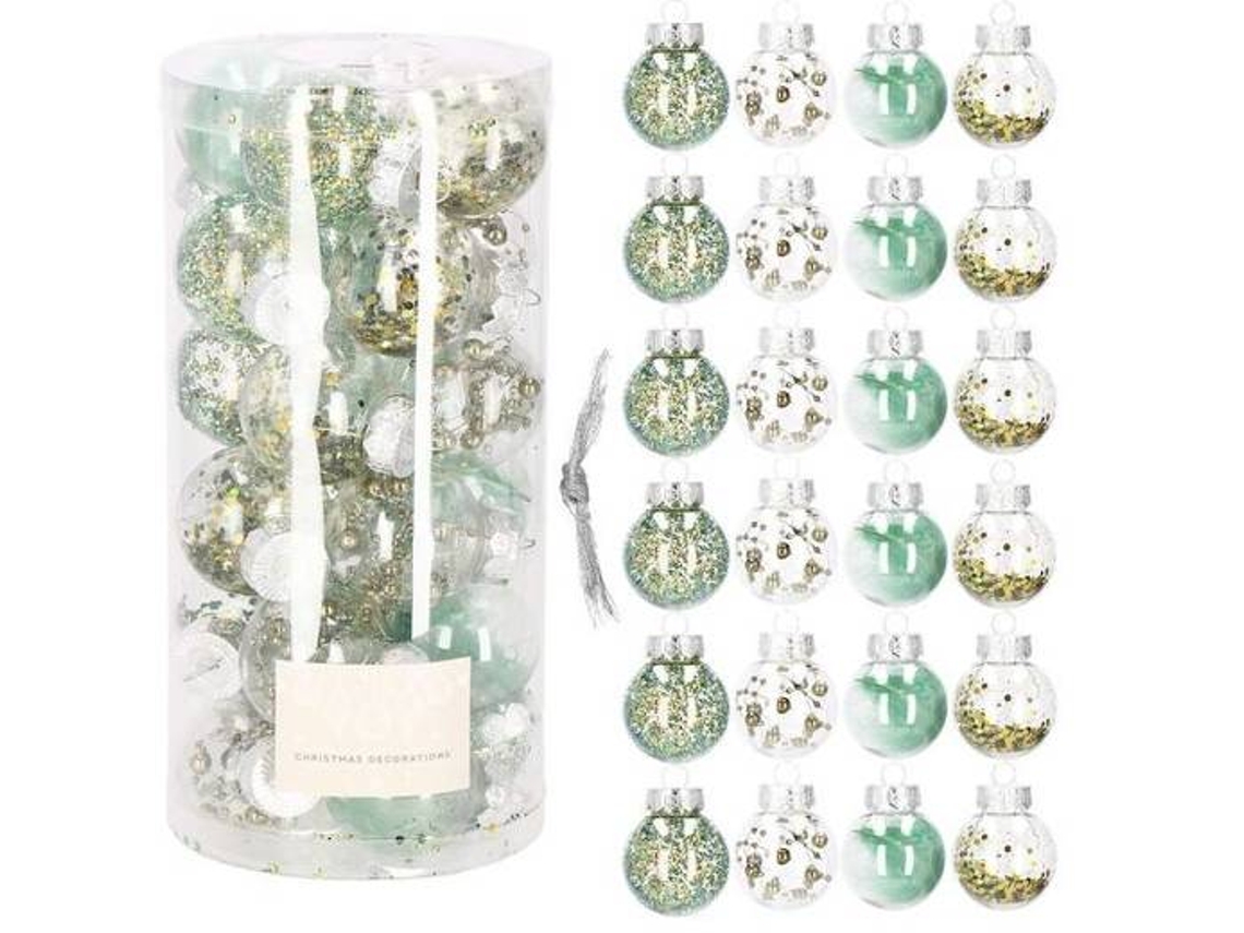 Bolas de Árbol de Navidad 24 Piezas