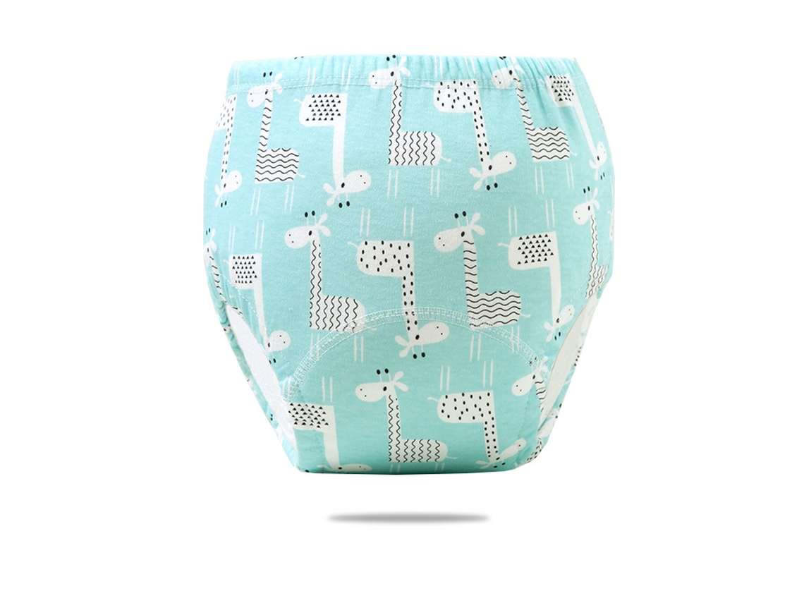 Pañales lavables para bebé, calzoncillos de entrenamiento, talla 100, Jirafa Siurn (aptos para gatos de 16 a 26 años)