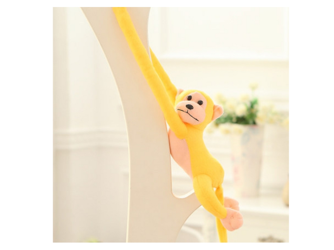 Mono de peluche con sonido, amarillo 60 cm B.active