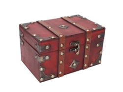 Caja De Almacenamiento De Madera Vintage Retro Para Hogar Y Salón