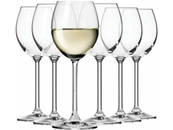 Vasos KROSNO GLASS Venezia (Vidrio - 6 Un - Transparente - 7.9 x 20.7)