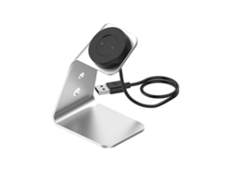 Huawei Watch GT 2/GT/GT 2e Soporte de cargador magnético universal de aleación de aluminio (plateado)