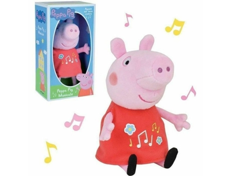 Peluche Interactivo JEMINI Peppa Pig Musical 20 cm (Edad Mínima Recomendada: 1 año)