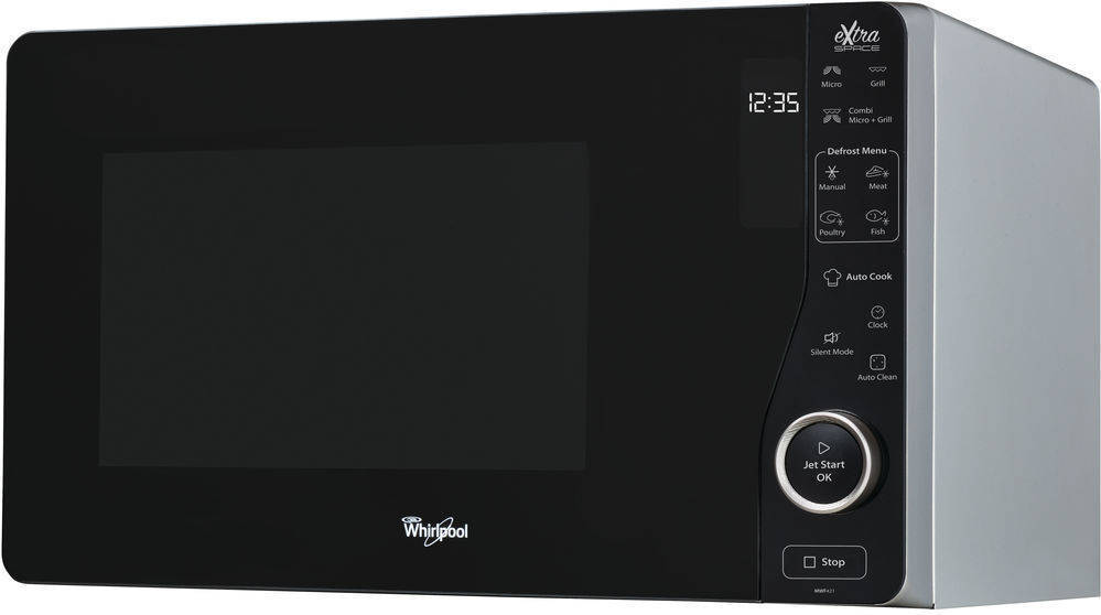 Microondas WHIRLPOOL MWF 427 SL (25 L - Com Grill - Inox)